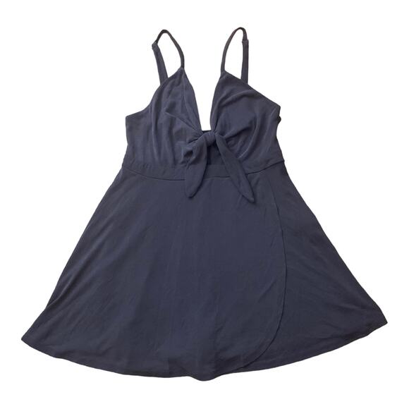 Urban Outfitters dark blue gray sleeveless romper size M - Picture 1 of 9